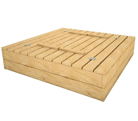 Duża piaskownica drewniana zamykana dziecięca + plandeka - producent Duża piaskownica drewniana zamykana dziecięca + plandeka - producent