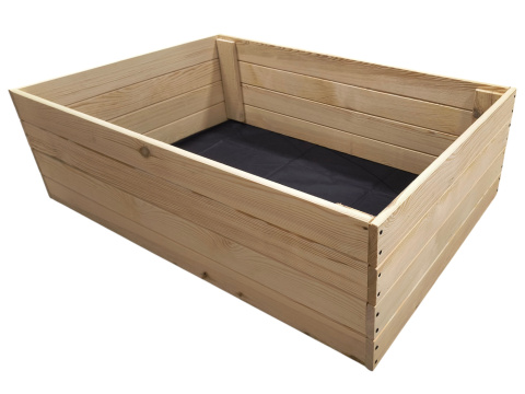 Warzywniak skrzynia na warzywa inspekt drewniany 60x120 podwyższany 36cm Warzywniak skrzynia na warzywa inspekt drewniany 60x120 podwyższany 36cm