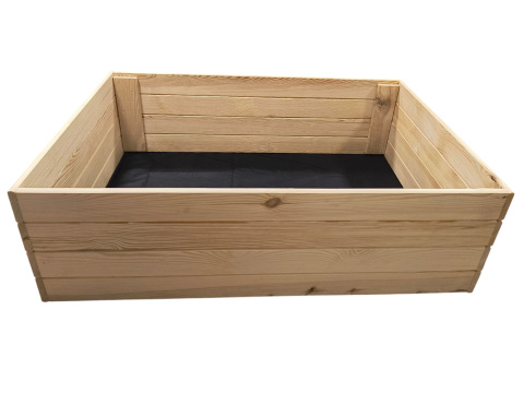 Warzywniak skrzynia na warzywa inspekt drewniany 60x120 podwyższany 36cm Warzywniak skrzynia na warzywa inspekt drewniany 60x120 podwyższany 36cm