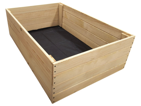 Warzywniak skrzynia na warzywa inspekt drewniany 60x120 podwyższany 36cm Warzywniak skrzynia na warzywa inspekt drewniany 60x120 podwyższany 36cm