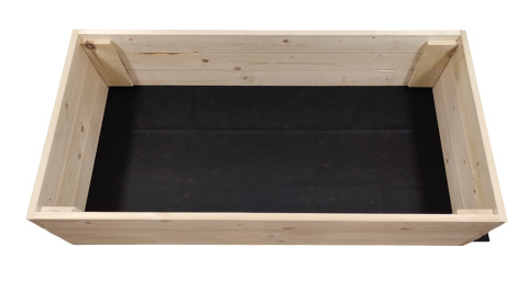 Warzywniak skrzynia na warzywa inspekt drewniany 60x120 wysoki 27cm Warzywniak skrzynia na warzywa inspekt drewniany 60x120 wysoki 27cm