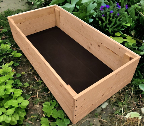 Warzywniak skrzynia na warzywa inspekt drewniany 80x120 wysoki 27cm Warzywniak skrzynia na warzywa inspekt drewniany 80x120 wysoki 27cm