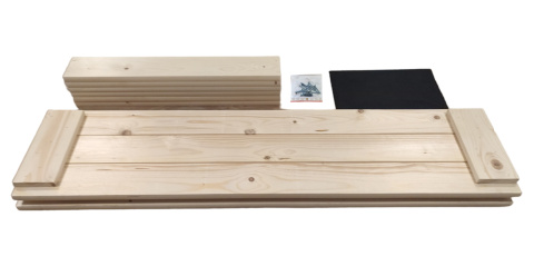 Warzywniak skrzynia na warzywa inspekt drewniany 80x120 wysoki 27cm Warzywniak skrzynia na warzywa inspekt drewniany 80x120 wysoki 27cm