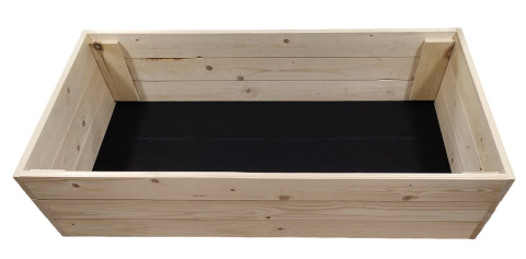Warzywniak skrzynia na warzywa inspekt drewniany 80x120 wysoki 27cm Warzywniak skrzynia na warzywa inspekt drewniany 80x120 wysoki 27cm